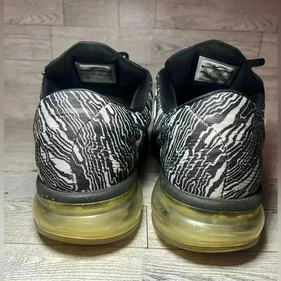 Nike Air Max 2016 Print Shoes Black White Reflective Zebra  Running Shoe-11 - Picture 4 of 9